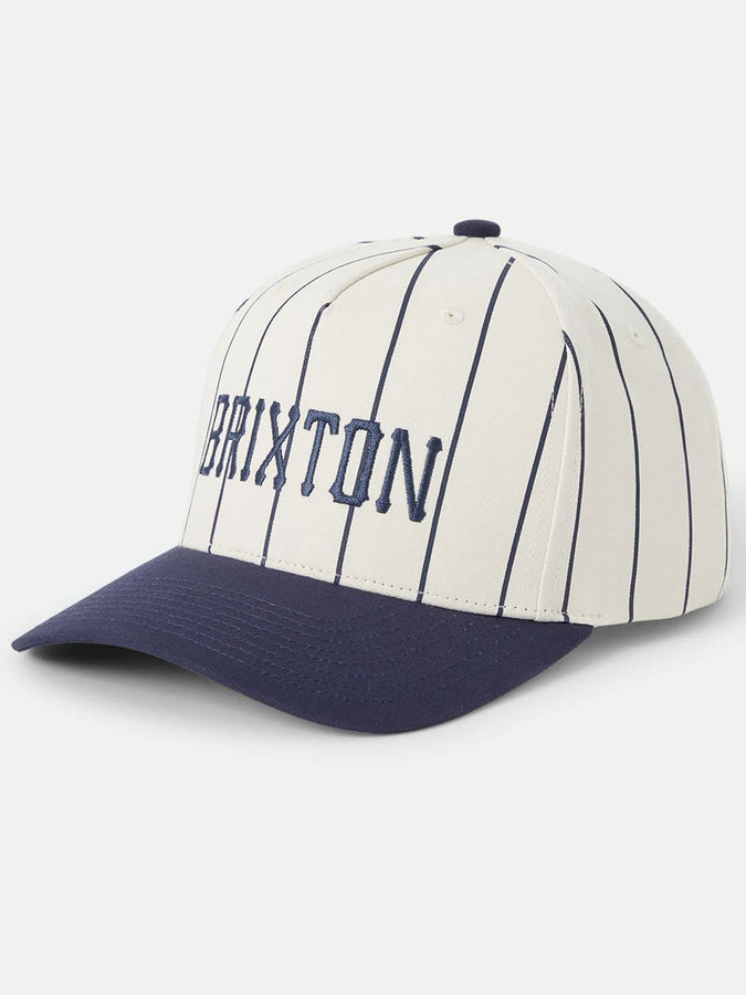 Brixton Homerun Snapback Hat | OFF WHITE/WASHED NAVY