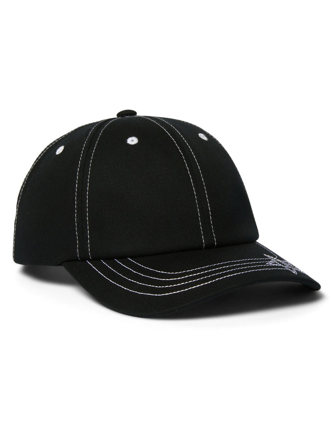 Huf Contrast H Star Snapback Hat | BLACK