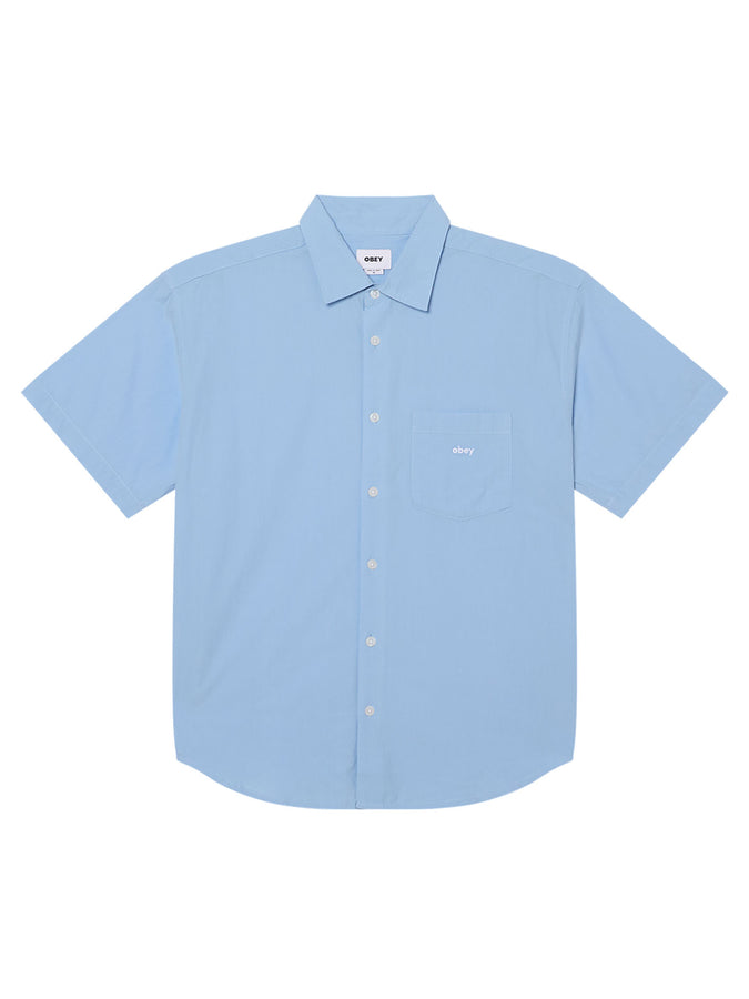 Obey Bigwig Jamie Short Sleeve Buttondown Shirt Spring 2026 | SKY BLUE MULTI (SKY)