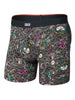Saxx Vibe Xtra Soft Comfort Lovely Bones Dark Grey Boxer