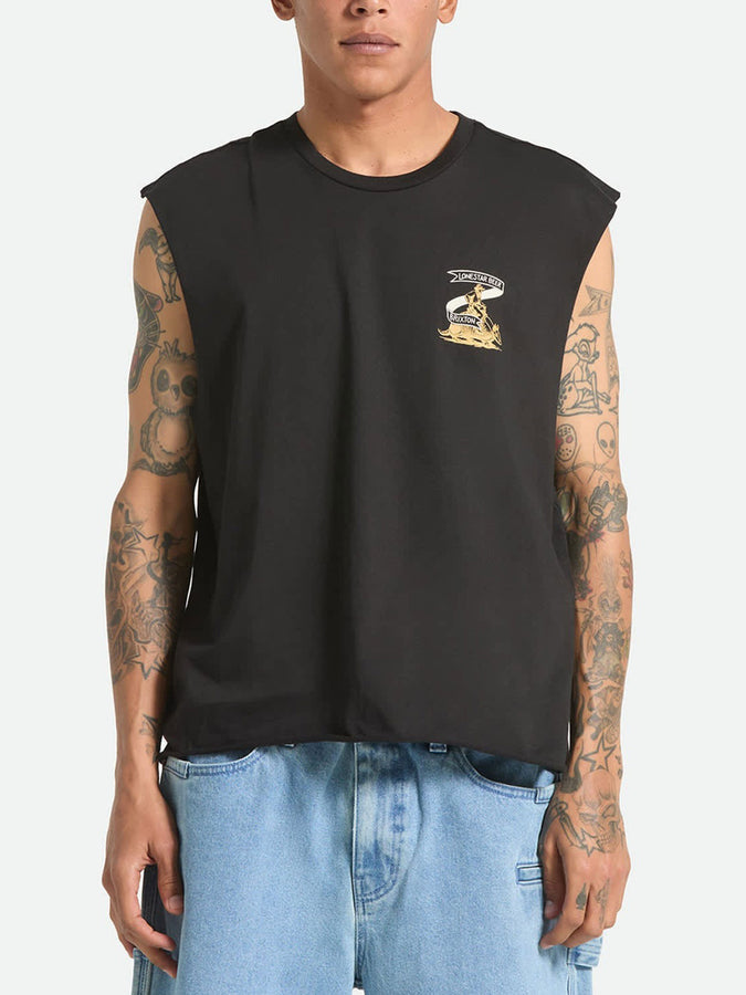 Brixton x Lonestar Amrmadillo Muscle Tank Top Summer 2026 | BLACK