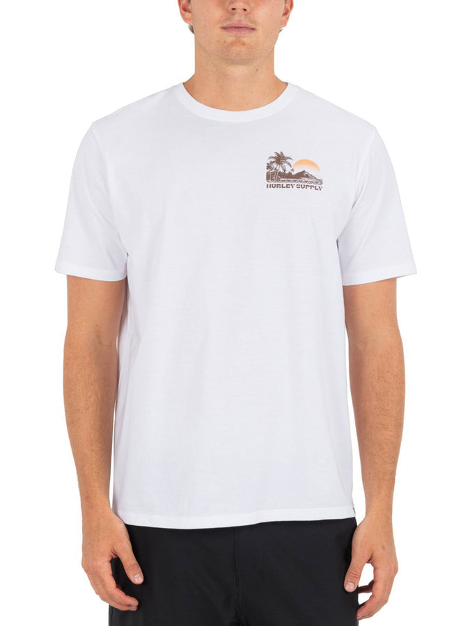 Hurley Island Scape T-Shirt Summer 2026 | WHITE (100)