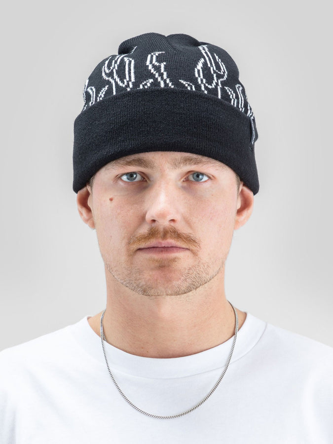 Beyond Medals 00 Flame Beanie | BLACK