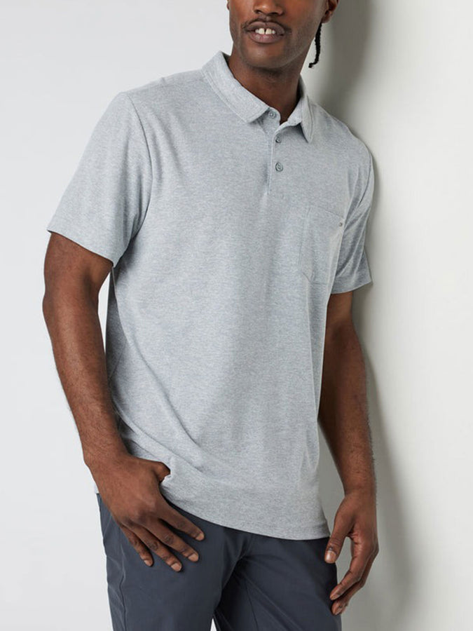 Vuori Ace Short Sleeve Polo Fall 2026 | LIGHT GREY (LTG)
