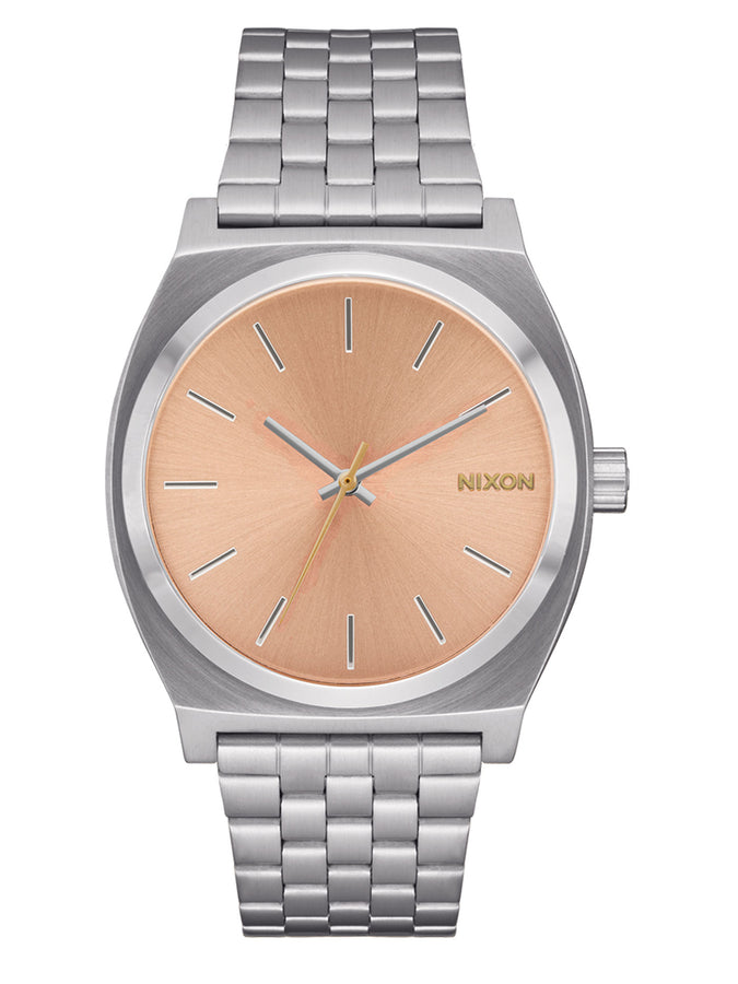 Nixon Time Teller Silver/Coral Watch | SILVER/CORAL (5340)