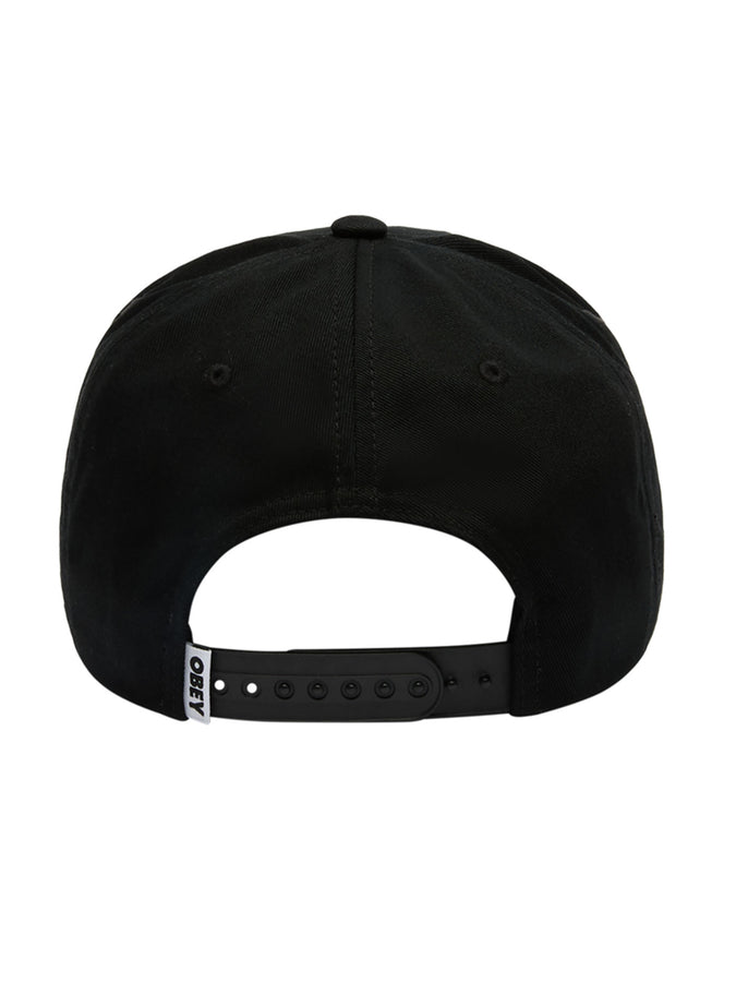 Obey Delta 5 Panel Snapback Hat | BLACK (BLK)