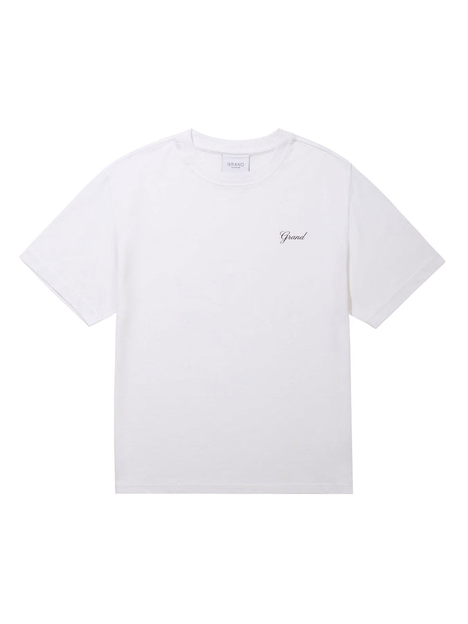 Grand Script T-Shirt Spring 2026 | WHITE