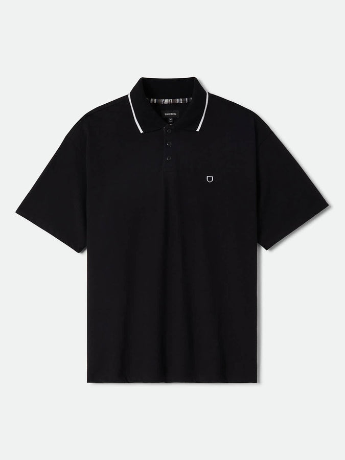 Brixton Anton Short Sleeve Polo Summer 2026 | BLACK