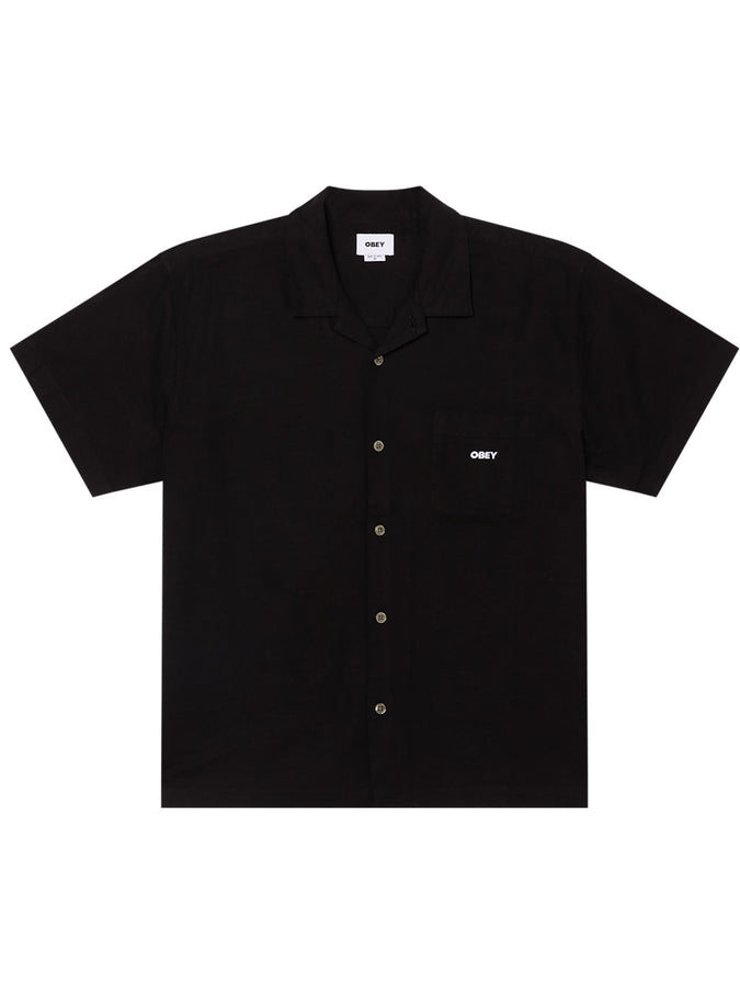 Obey Jasper Short Sleeve Buttondown Shirt Spring 2026 | BLACK (BLK)