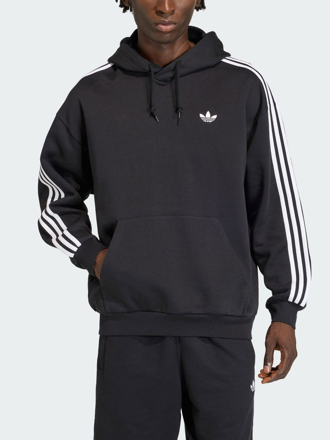 Adidas Adicolor Classics 3 Stripes Black Hoodie Spring 2026 | BLACK