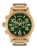 Nixon 51-30 Chrono Gold/Green Sunray Watch