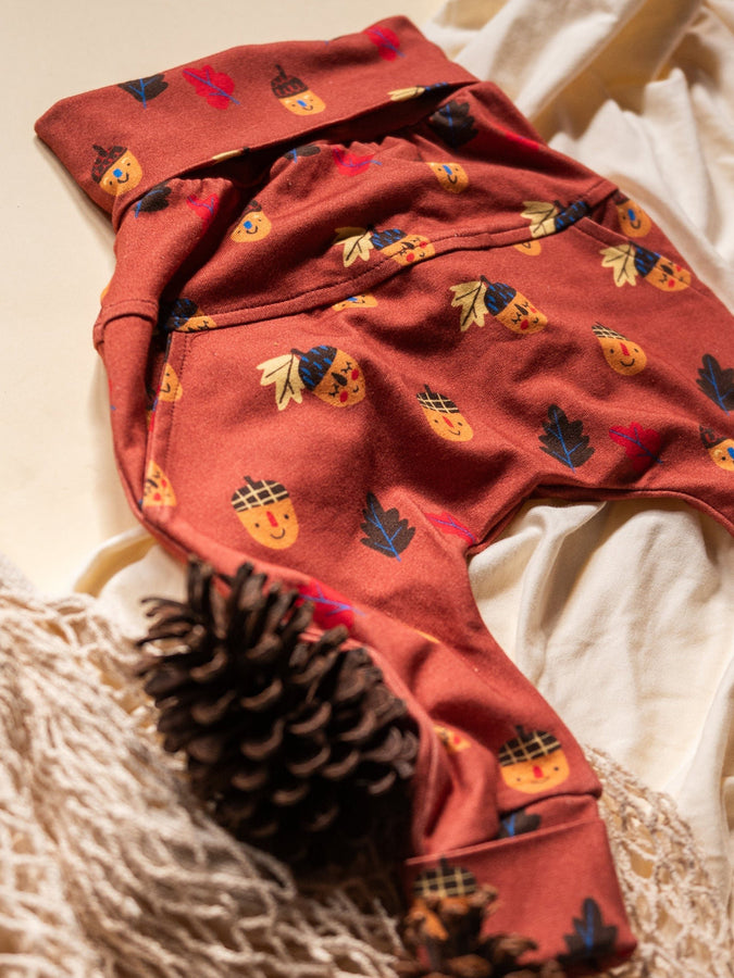 Little Yogi Harem Scandi Acorns Pants (Kids 0-7) Fall 2026 | AMBER