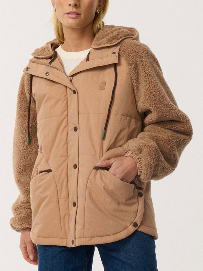 Rip Curl S-Series Splice Puffer Jacket Fall 2026 | BROWN (0009)