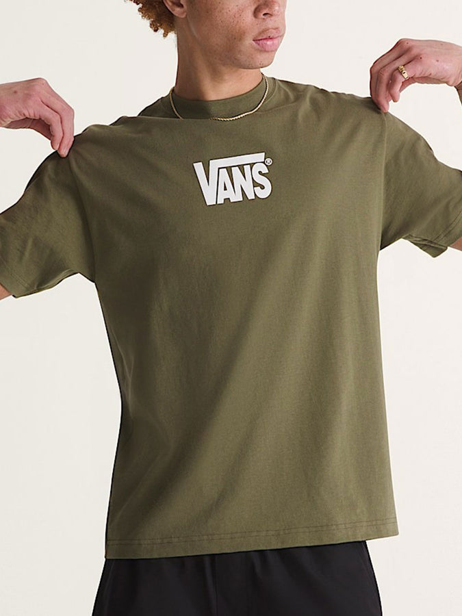 Vans Stretch Logo T-Shirt Spring 2026 | MOSSY OLIVE (FR1)
