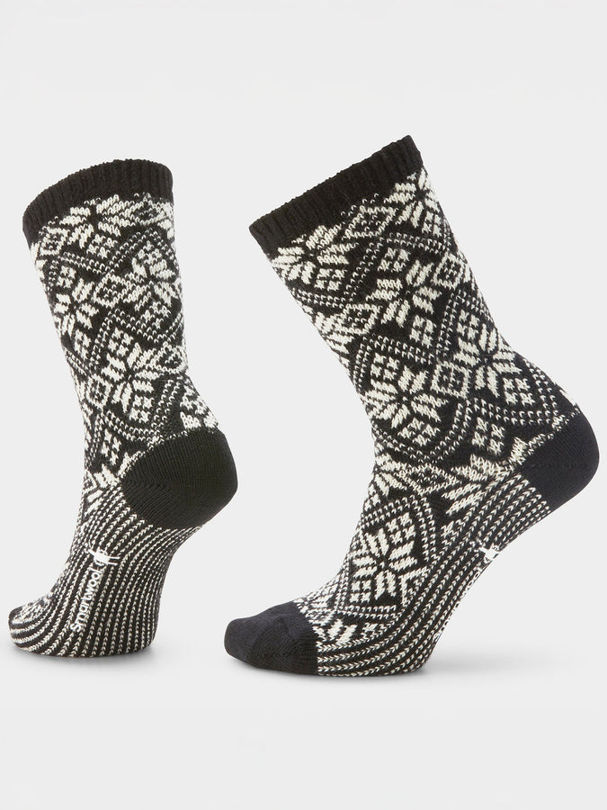 Smartwool Everyday Cozy Traditional Snowflake Socks | BLACK (001)