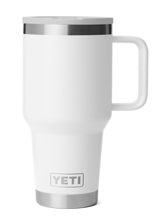 Yeti Rambler 30oz White Travel Straw Bottle | WHITE