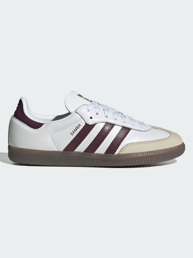 Adidas Samba Og White/Maroon/Gum Shoes Fall 2026 | WHITE/MAROON/GUM