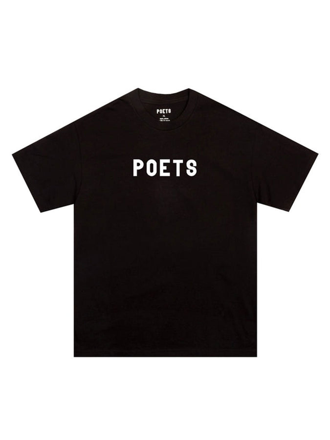 Poets OG Poets Flocked T-Shirt Spring 2026 | BLACK/WHITE