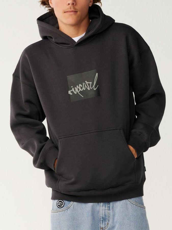 Rip Curl Rip Script Icon Hoodie Fall 2026 | WASHED BLACK (8264)