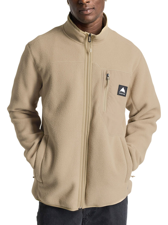 Burton Cinder Full Zip Fleece Hoodie Fall 2026 | SUMMIT TAUPE (AH2)
