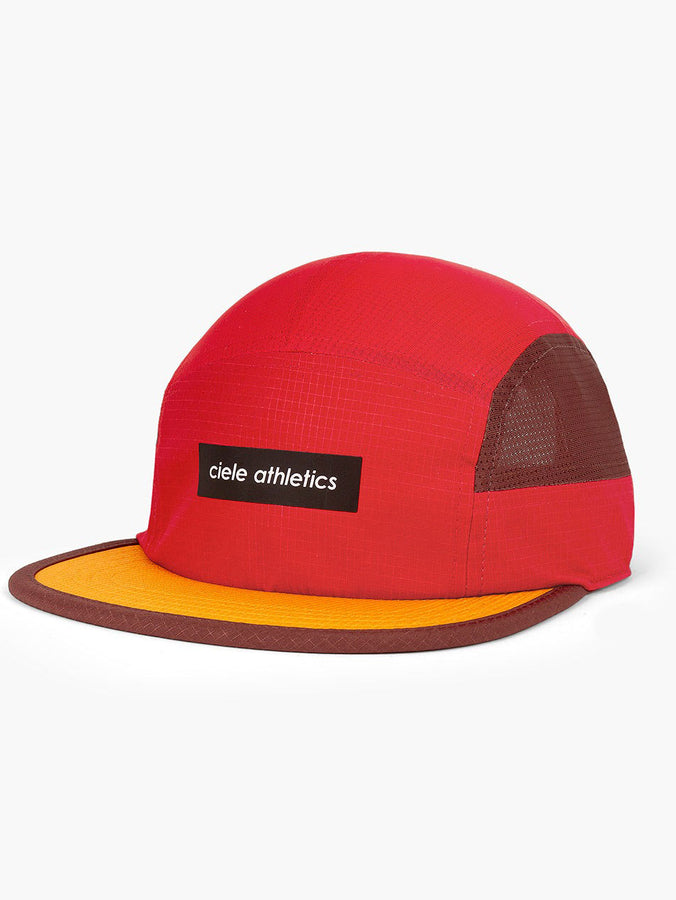 Ciele GOCap Field Iconic Bar Red/Andorra Strapback Hat | RED/ANDORRA