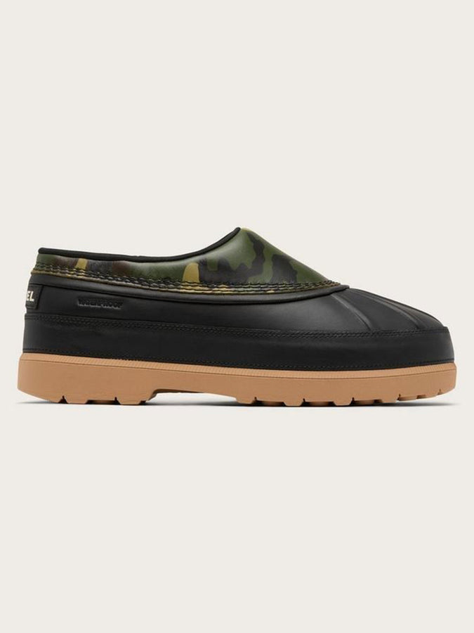 Sorel Ambler Waterproof Black/Utility Green Shoes Winter 2027 | BLACK/UTILITY GREEN (011)