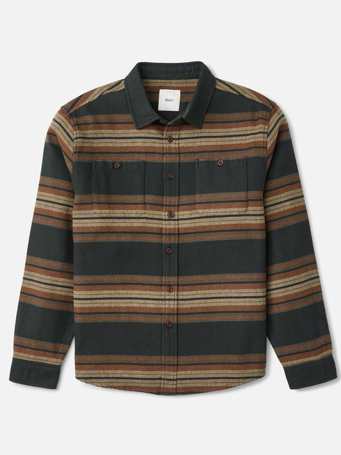 Katin Sierra Flannel Long Sleeve Buttondown Shirt Fall 2026 | DARK OLIVE