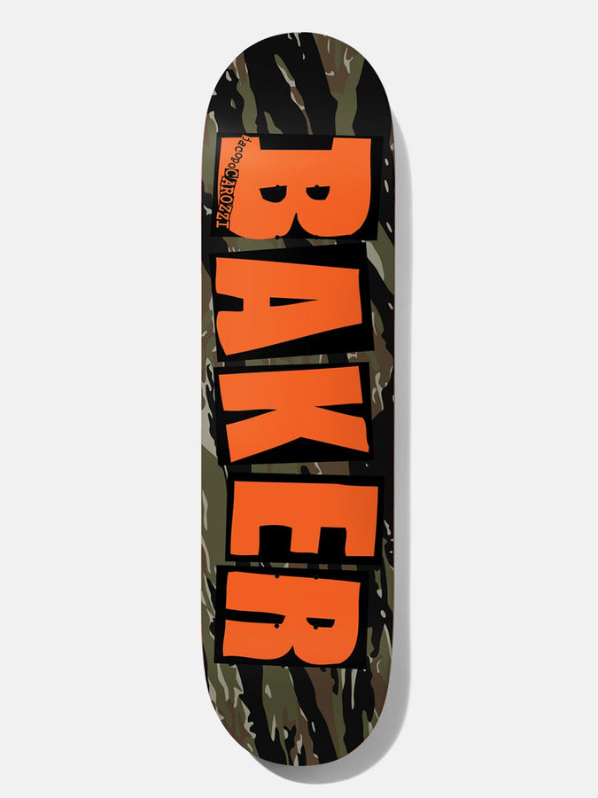 Baker Jacopo Carozzi Brand Logo Tiger Stripe 8.38’’ Skateboard Deck | MULTI