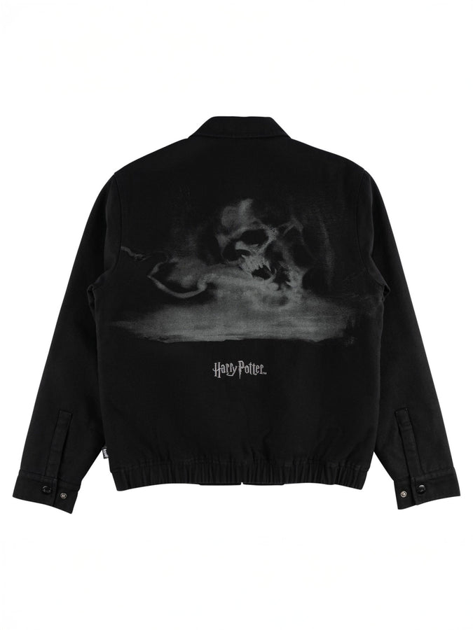 Welcome x Harry Potter Morsmordre Canvas Harrington Jacket Holiday 2025 | BLACK
