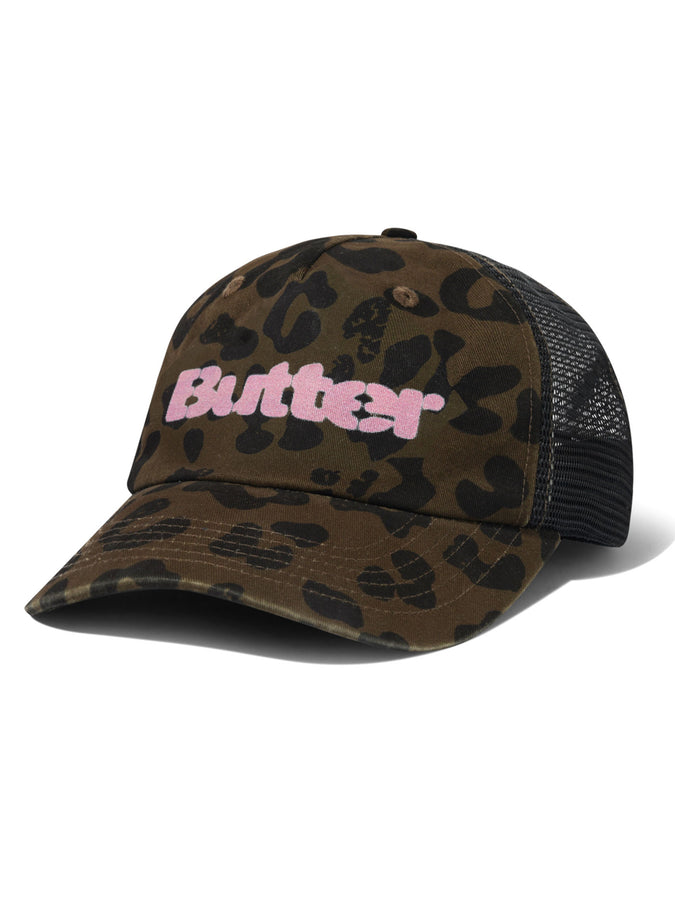Butter Goods Stencil Trucker Hat | LEOPARD