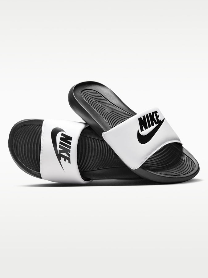 Nike Victori One Black/Black/White Sandals Fall 2026 | BLACK/BLACK/WHITE (005)