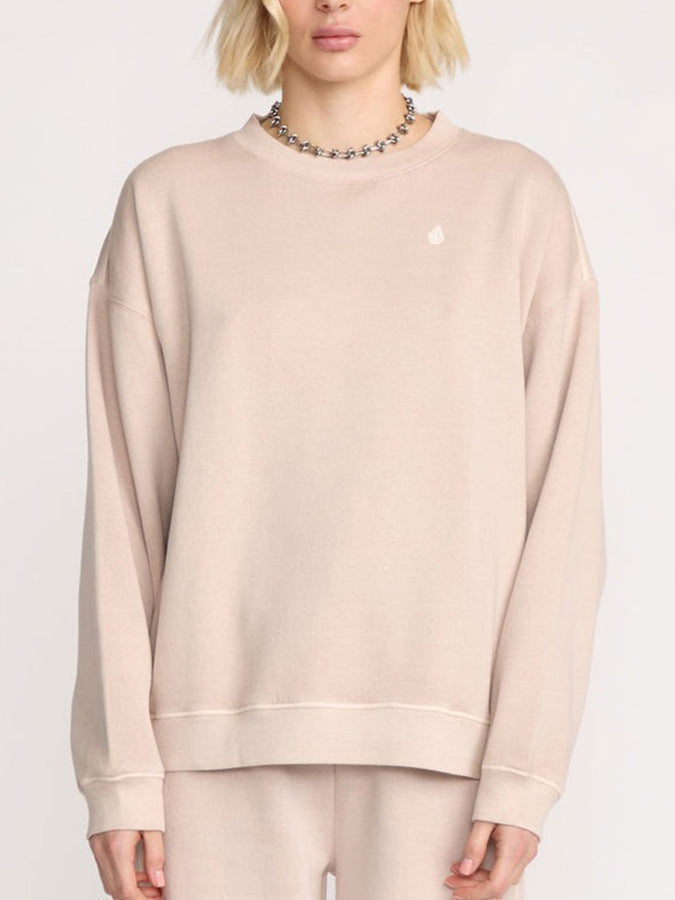 Volcom Stone Soft Crewneck Sweatshirt Holiday 2025 | KHAKIEST (KST)