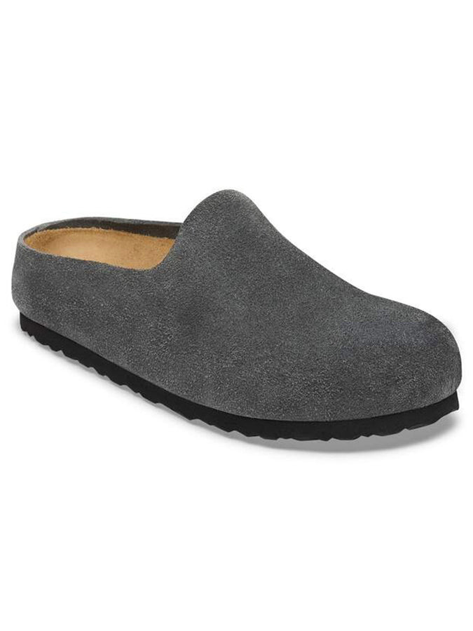 Birkenstock Amsterdam Wrapped Suede R Charcoal Shoes Fall 2026 | CHARCOAL