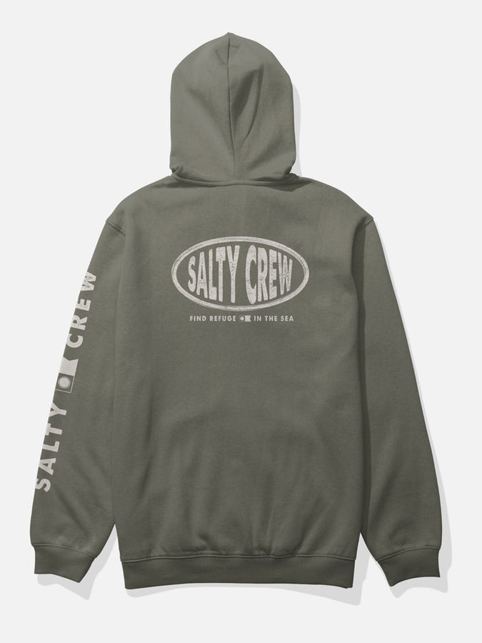 Salty Crew Signage Hoodie Summer 2026 | DUSTY OLIVE