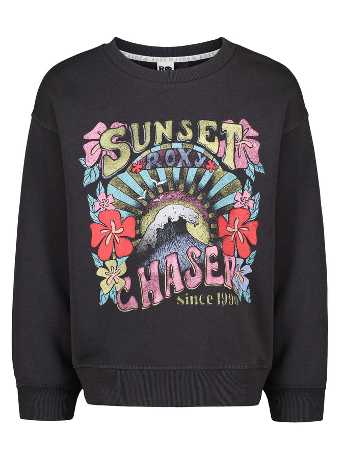 Roxy Sunny Crewneck Sweatshirt Fall 2026 | PHANTOM (020)