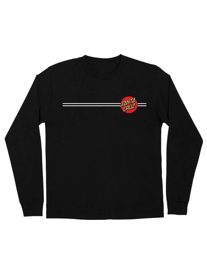 Santa Cruz Classic Dot Long Sleeve T-Shirt Fall 2026 | BLACK