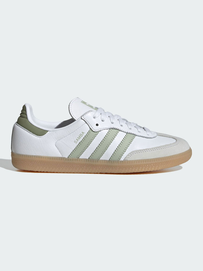 Adidas Samba Og White/Halo Green/Tent Green Shoes Fall 2026 | WHITE/HALO GREEN/TENT GREEN