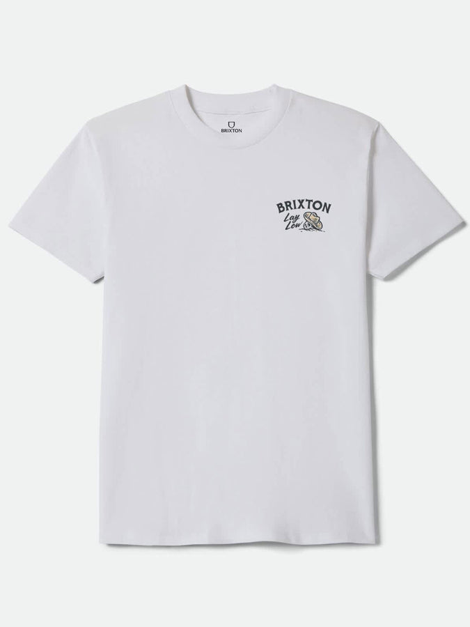 Brixton Lay Low T-Shirt Fall 2026 | WHITE