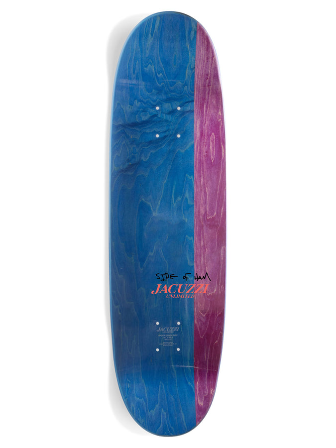 Jacuzzi Ex7 Latham Smooshed 8.5’’ Skateboard Deck | WHITE