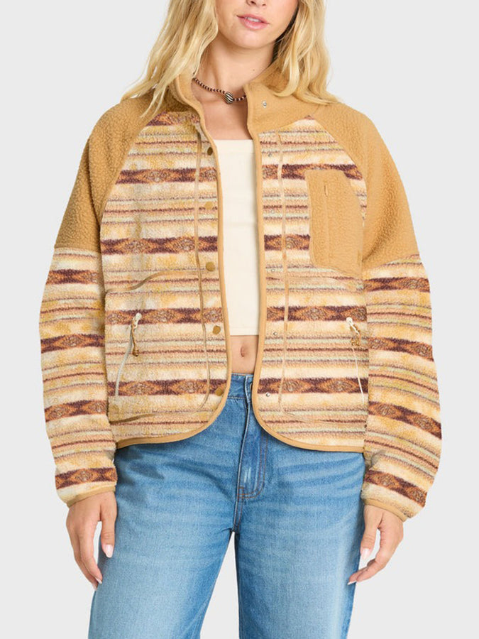 Billabong Popoyo Sherpa Jacket Fall 2026 | CURRY (CUR)