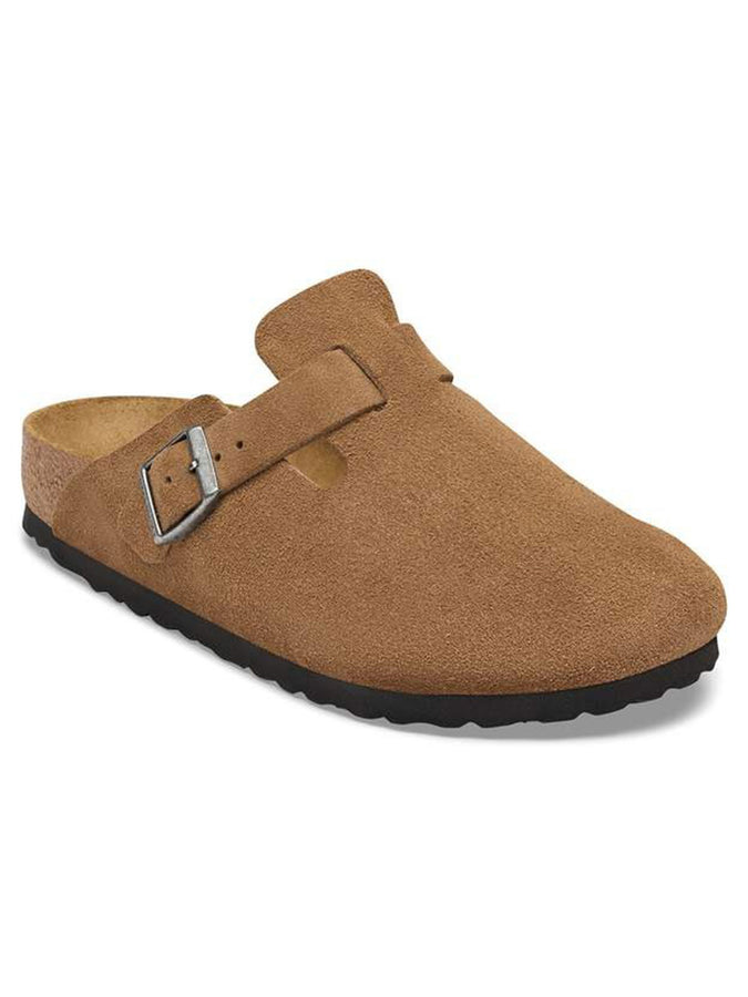 Birkenstock Boston Suede Dark Tea Shoes Fall 2026 | DARK TEA
