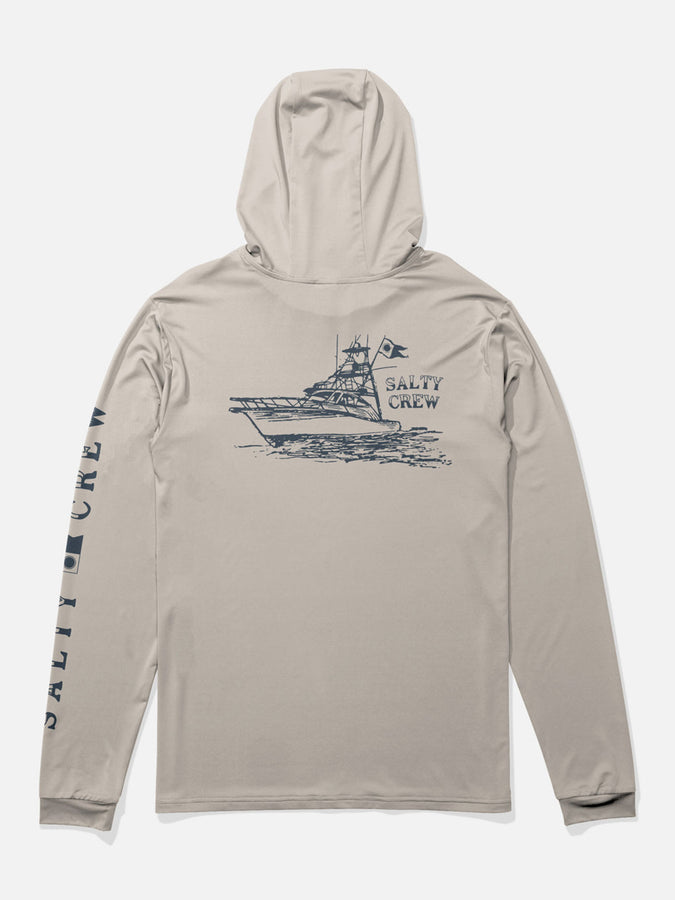 Salty Crew On board Hood Long Sleeve Rashguard Summer 2026 | NATURAL