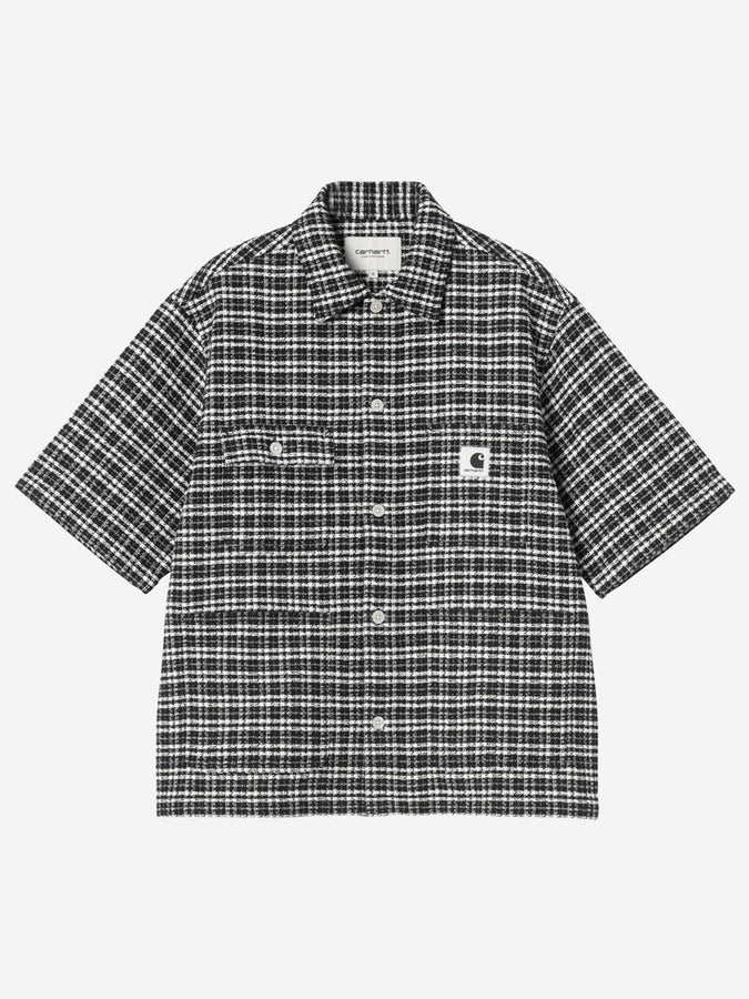 Carhartt Wip Michigan Short Sleeve Buttondown Shirt Spring 2026 | KANDER CHECK BLACK (3JOXX)