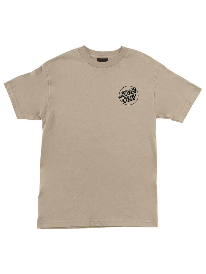 Santa Cruz Opus Dot Chest Logo T-Shirt Summer 2026 | SAND