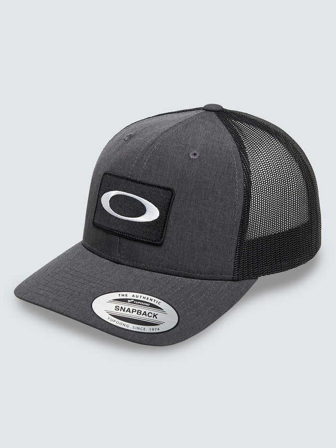 Oakley O Original Patch Trucker Hat | BLACKOUT DARK HTHR (02H)