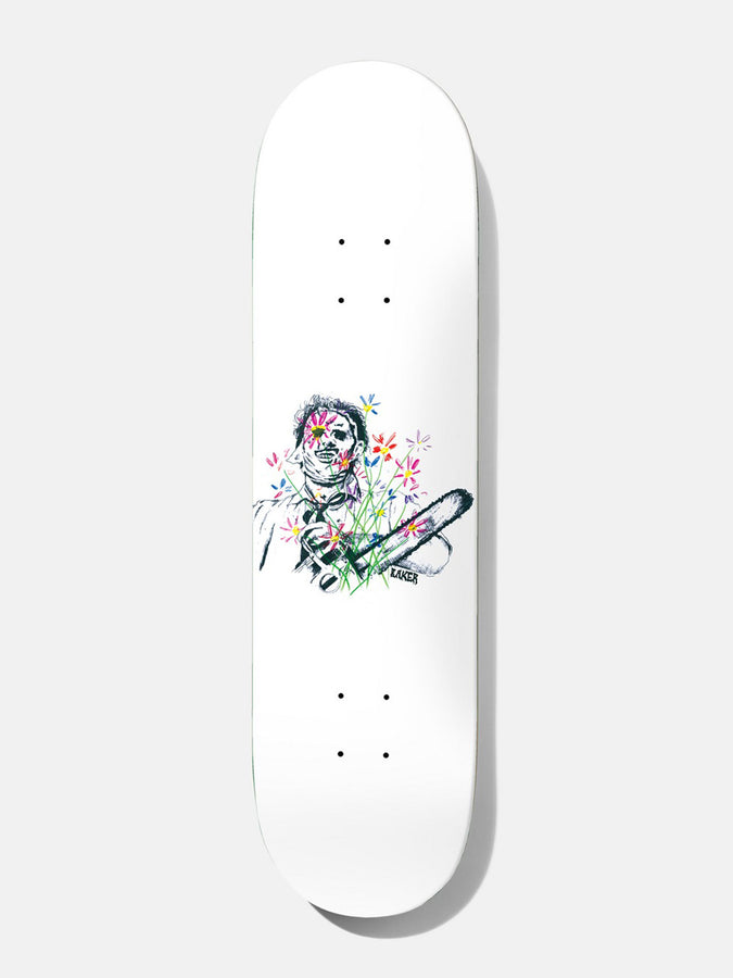 Baker Casper Brooker Texas Flowers 8.5’’ Skateboard Deck | WHITE