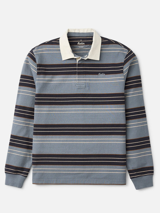 Katin Greg Rugby Long Sleeve Polo Fall 2026 | STORM BLUE