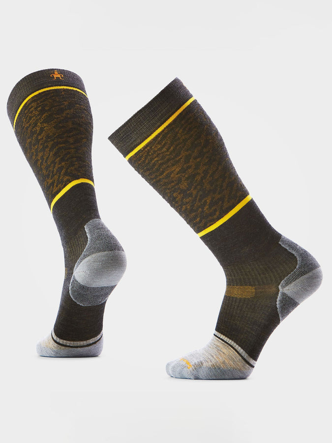 Smartwool Snow Targeted Cushion Retro Line Otc Socks | CHARCOAL (003)