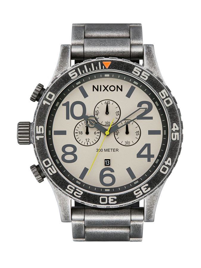Nixon 51-30 Chrono Antique Silver/Pumice Watch | ANTIQUE SILVER/PUMICE (5373)