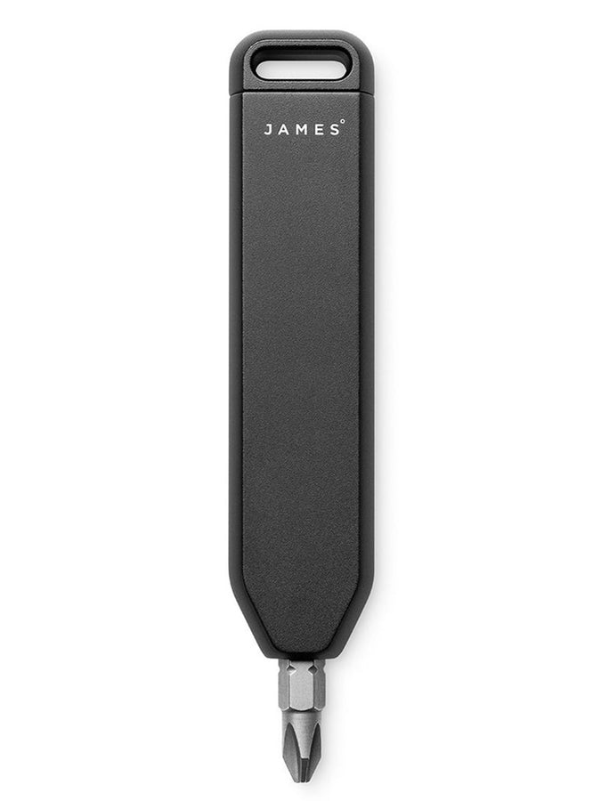 The James Brand The Warrick Black Pocket Knife | BLACK